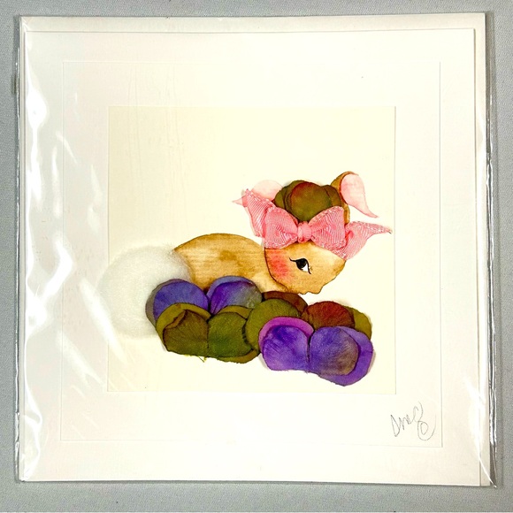 Artist Handmade Greeting Cards Signed LOT of 7 Vintage Y2k 3-D Kitsch Unique NEW - Picture 3 of 16